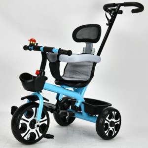 large soft seat children's tricycle bicycle 1-3-5 year old lightweight baby stroller bicycle baby bike