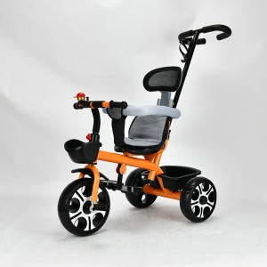 large soft seat children's tricycle bicycle 1-3-5 year old lightweight baby stroller bicycle baby bike