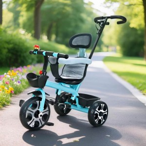 large soft seat children's tricycle bicycle 1-3-5 year old lightweight baby stroller bicycle baby bike
