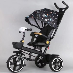 tricycle 2-6 year old children's music riding scooter bicycle children's tricycle stroller