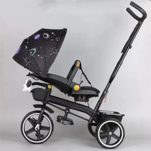 tricycle 2-6 year old children's music riding scooter bicycle children's tricycle stroller