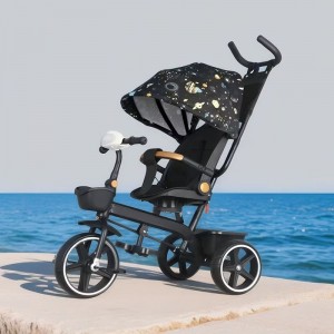tricycle 2-6 year old children's music riding scooter bicycle children's tricycle stroller