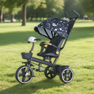 tricycle 2-6 year old children's music riding scooter bicycle children's tricycle stroller