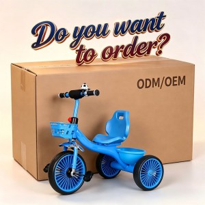 children's tricycle bicycle 2-6 year old boy and girl stroller with bucket pedals anti-rollover kids balance bike