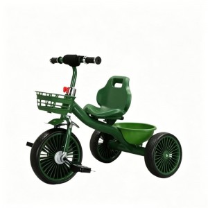 children's tricycle bicycle 2-6 year old boy and girl stroller with bucket pedals anti-rollover kids balance bike