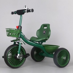 children's tricycle bicycle 2-6 year old boy and girl stroller with bucket pedals anti-rollover kids balance bike