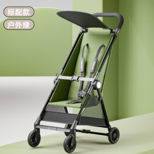 Baby toy artifact, lightweight folding pocket car, travel stroller, easy to carry, lightweight and compact, child hand push