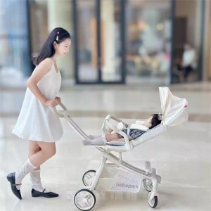 可双杆手推车婴童儿童溜娃神器双向高景观轻便可坐可躺可折叠