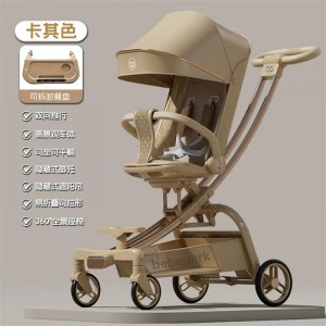 可双杆手推车婴童儿童溜娃神器双向高景观轻便可坐可躺可折叠