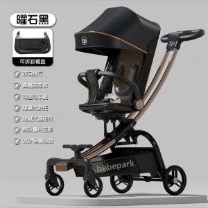 可双杆手推车婴童儿童溜娃神器双向高景观轻便可坐可躺可折叠