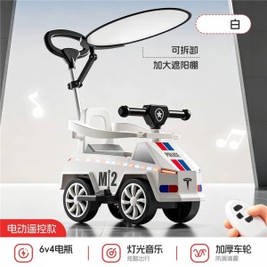 儿童新款电动车扭扭车四轮遥控玩具车1到3岁可坐可推宝宝周岁礼物