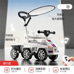 New children's scooter, 1-3 year old, anti-rollover, four-wheel scooter, baby walker, yo-yo, push-slide