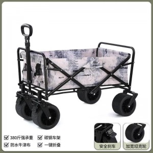 坚固耐用的可折叠多用途旅行车手推车 大容量旅行车手推车 可调节手柄旅行车