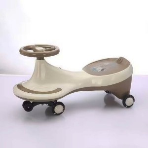 New design PP luminous wheels baby rocking glide music steering wheel children's rocking riding toy for 2 to 4 years