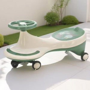 New design PP luminous wheels baby rocking glide music steering wheel children's rocking riding toy for 2 to 4 years