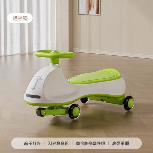 儿童扭扭车静音轮男女孩宝宝溜溜车防侧翻摇摇车大人可坐滑行车