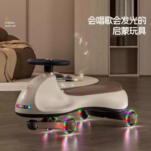 儿童扭扭车静音轮男女孩宝宝溜溜车防侧翻摇摇车大人可坐滑行车