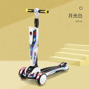 儿童滑行车滑板车2-3-6-8-12岁可折叠卡通单脚男女孩玩具滑行车
