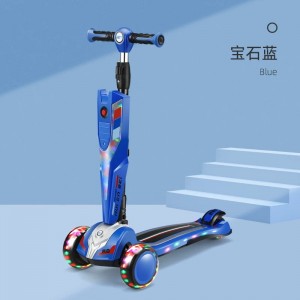 儿童滑行车滑板车2-3-6-8-12岁可折叠卡通单脚男女孩玩具滑行车