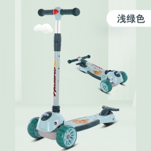 儿童滑板车2-6-10岁可折叠男女孩卡通宝宝单脚滑行滑滑车溜溜车