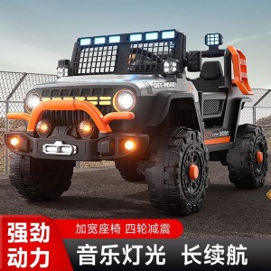 儿童电动男女孩子越野车双驱四驱遥控宝宝遥控电动汽车新款玩具车
