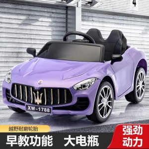 儿童电动四轮车汽车遥控1-6岁4玩具车电瓶车小孩充电可坐