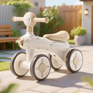 儿童滑行车四轮小孩平衡车可坐可滑行溜溜车1-2-3-5玩具车无脚踏