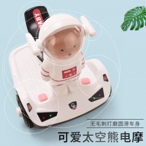 太空人儿童电动旋转车宝宝可充电遥控瓦力车漂移平衡车卡丁车