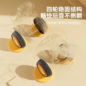 儿童扭扭车挖掘机滑行车带音乐四轮助步车溜溜车宝宝挖土机工程车
