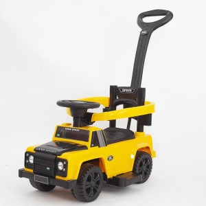 宝宝扭扭四轮溜溜车1-3岁助步车带护栏手推童车儿童滑行车带音乐