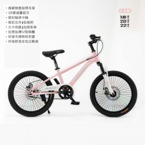 山地车中大童18-20-22寸运动碟刹6-12-15岁男孩女孩碳钢自行车