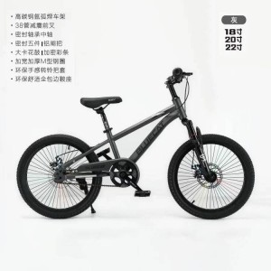 山地车中大童18-20-22寸运动碟刹6-12-15岁男孩女孩碳钢自行车