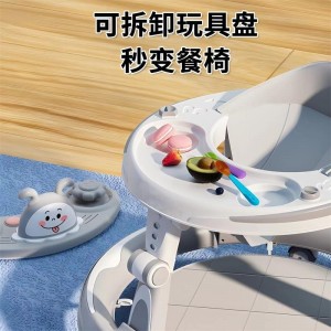 学步车防o型腿婴儿多种功能防侧翻宝宝可坐可推学行车起步车