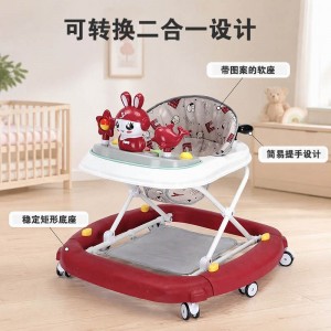 学步车婴儿多种功能防侧翻手推车宝宝可坐可推学行车起步车