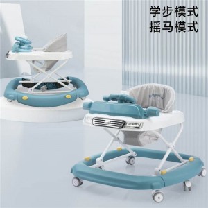 高品质婴儿学步车，带音乐灯光，婴儿学步助手，三合一卡通活动婴儿学步车，带轮子