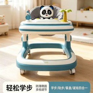 婴儿学步车多种功能可折叠防o型腿防侧翻6到18月宝宝手推车