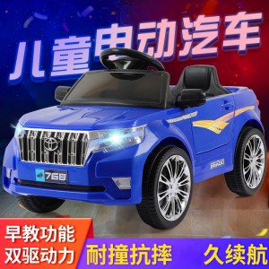 四轮四驱汽车男女小孩带遥控玩具车可坐人宝宝童车儿童电动车