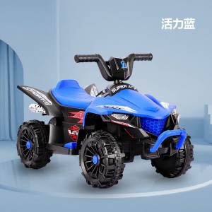 越野四轮汽车可坐人男女宝宝2-8-10岁遥控玩具儿童电动沙滩摩托车