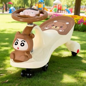 新款儿童妞妞车带音乐灯光摇摆车防侧翻摇摆车1-3-6滑行车妞妞车