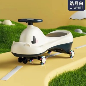 儿童扭扭车1-6岁溜溜车防侧翻摇摆车静音闪光轮音乐灯光宝宝玩具
