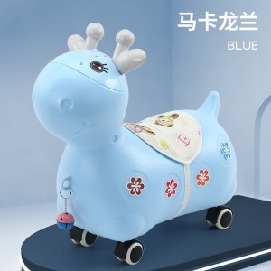 新款小鹿儿童滑行车扭扭车带音乐灯光溜溜车学步车助步车