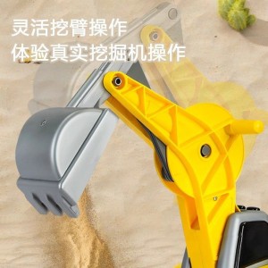 儿童挖掘机大号可坐人旋转座椅宝宝勾机老挖工程车小孩玩具挖土车