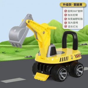 儿童挖掘机大号可坐人旋转座椅宝宝勾机老挖工程车小孩玩具挖土车