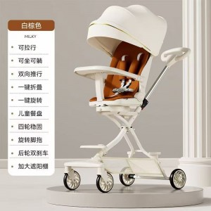 儿童溜娃神器手推车高景观轻便婴儿车宝宝遛娃车可坐可躺