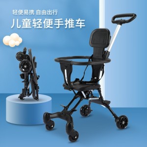 溜娃神器婴儿轻便可折叠儿童手推车双向宝宝推车外出遛娃一件折叠