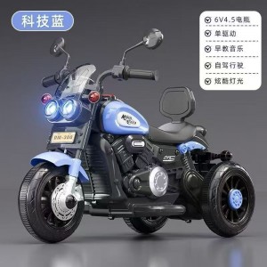 儿童电动摩托车男孩充电电动车三轮车宝宝童车小孩电瓶车双驱动