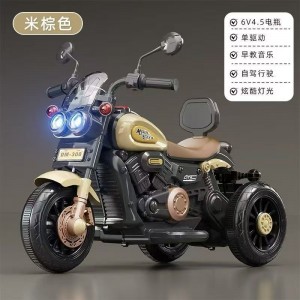 儿童电动摩托车男孩充电电动车三轮车宝宝童车小孩电瓶车双驱动