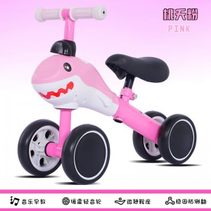 儿童平衡车四轮滑行车宝宝无脚踏溜溜车防侧翻1-3岁幼儿学步车
