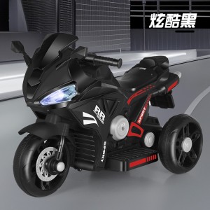 儿童电动摩托车充电遥控玩具车三轮车男女电瓶摩托摩托车
