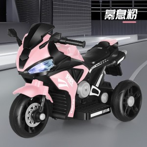 儿童电动摩托车充电遥控玩具车三轮车男女电瓶摩托摩托车